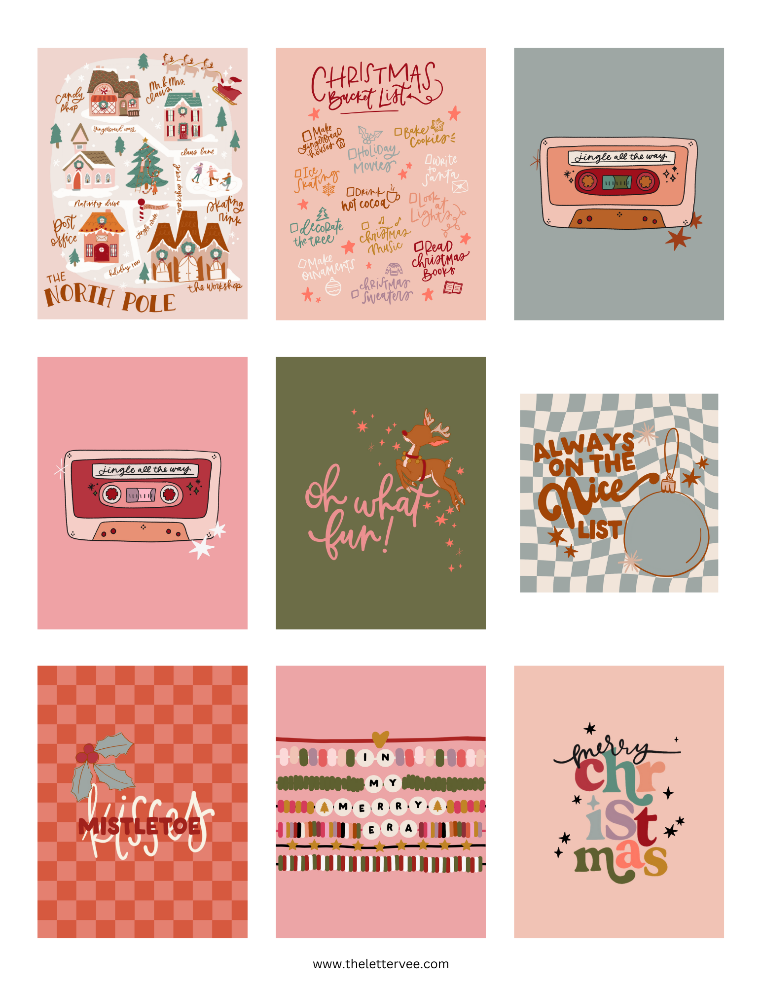 Doll House Christmas Collection | Printable Play – The Letter Vee doll-house-christmas-collection-printable-play-the-letter-vee