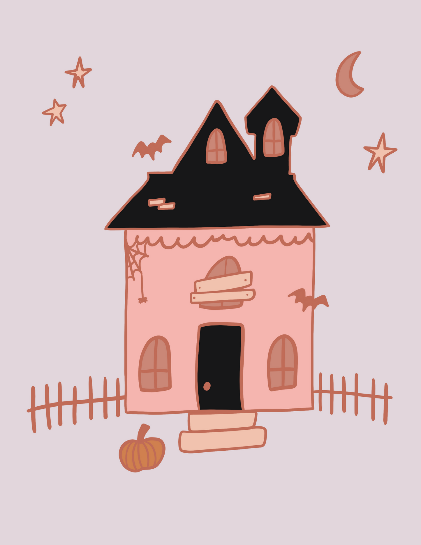 Haunted House Craft and Coloring | Printable play