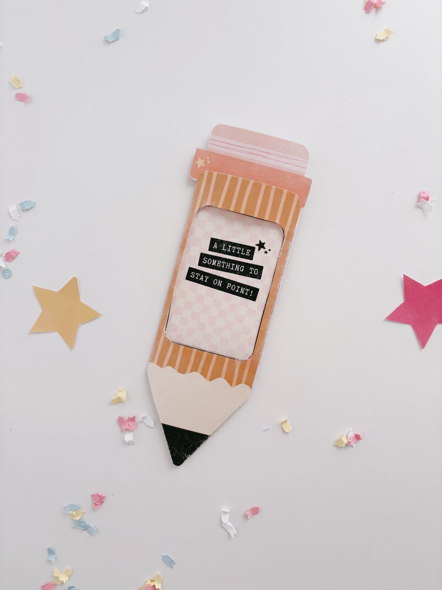 Pencil Gift Card Holder | Printable Gift Card Holder