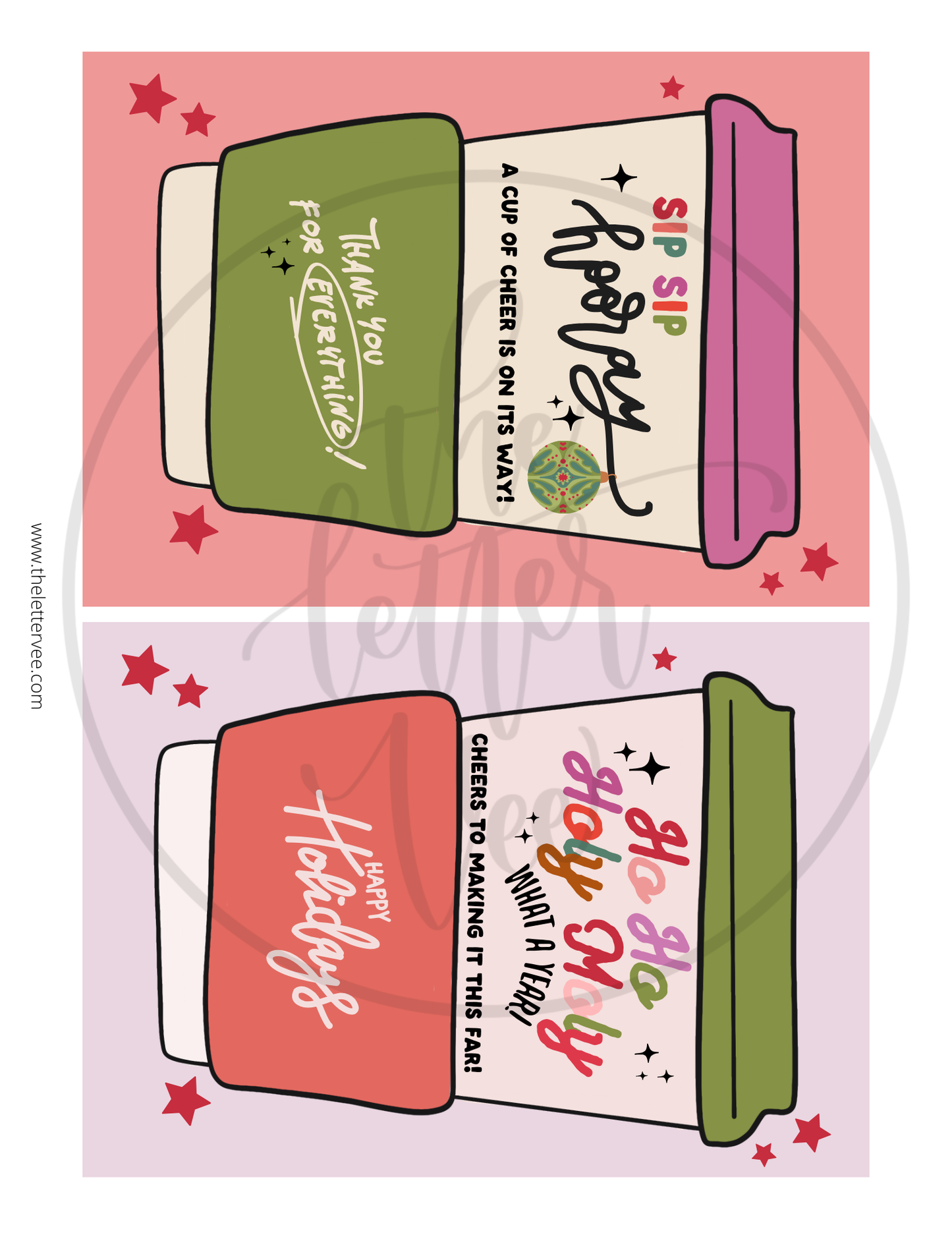 Christmas Gift Card holders | Printable Gift