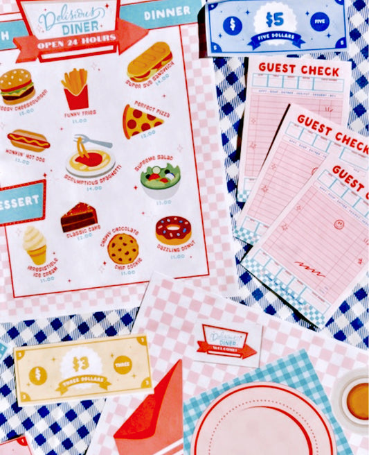 Delicious Diner Play Collection | Printable Play