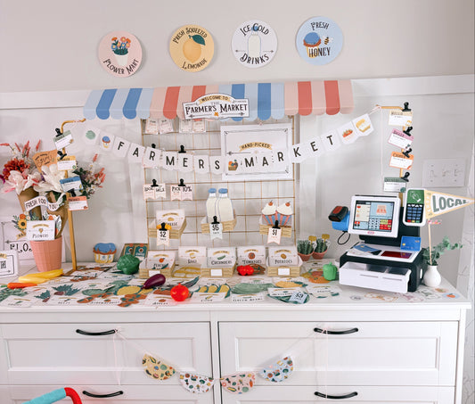 Farmer's Market Pretend Play Collection | Printable Play
