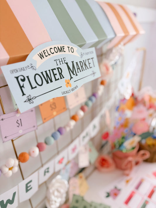 Flower Market Pretend Play Collection | Printable Play