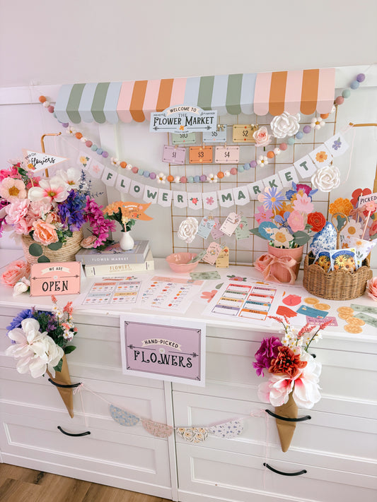 Flower Market Pretend Play Collection | Printable Play