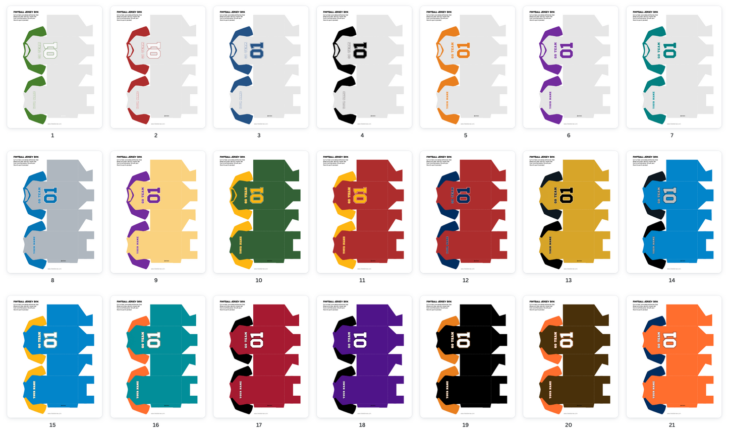 Football Jersey Boxes | Sports