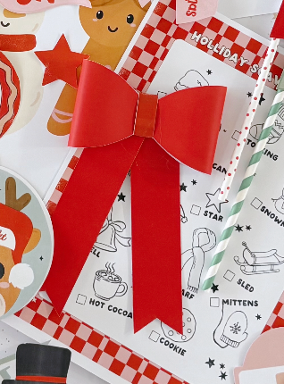 Christmas Paper Bows | Printable Bows