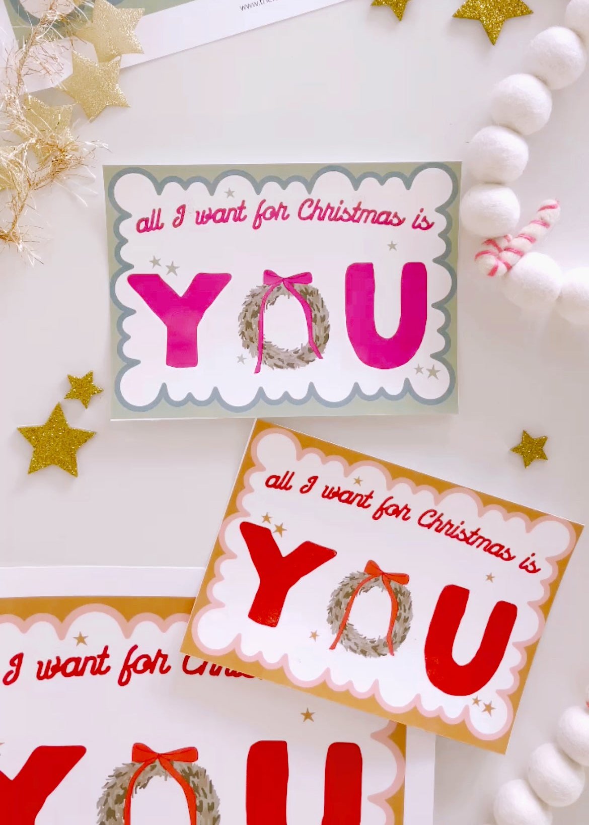 Christmas Placemats and treat holders | Printable gift