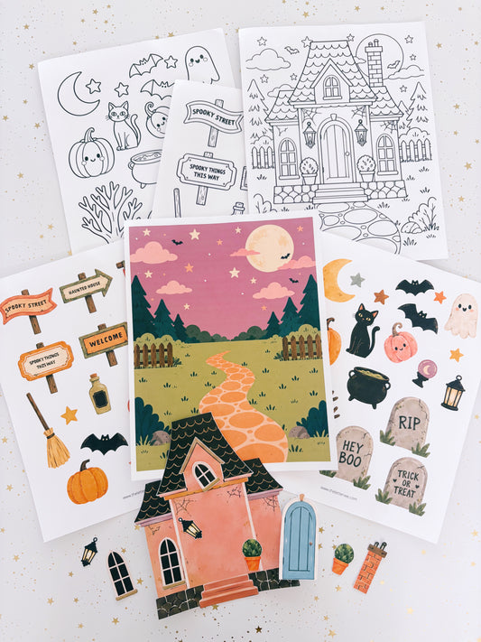 Build Your Own Haunted House | Printable Halloween Craft & Activity