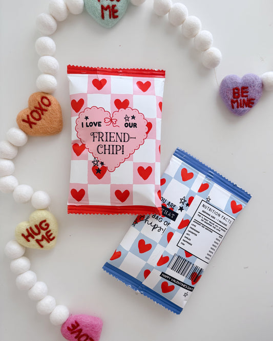 Chip Bag Valentine | printable Valentine