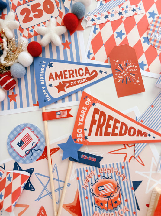 America 250 Celebration Collection | Patriotic Printables