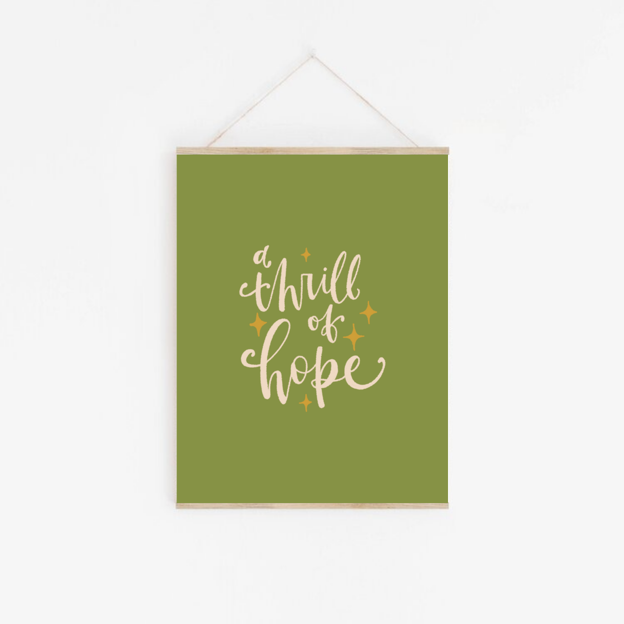 A Thrill of Hope | Framable Art Prints