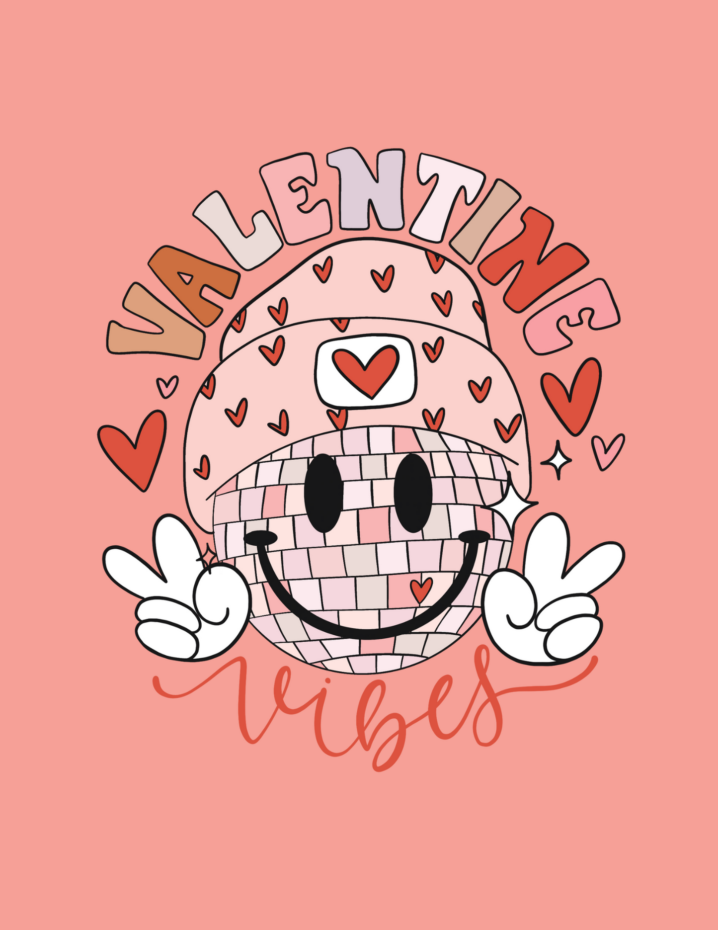 Disco Valentine Vibes | Framable Art Prints