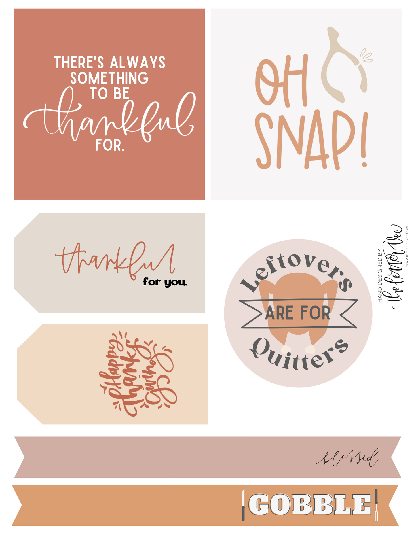 Thanksgiving Collection | Printable Bundle