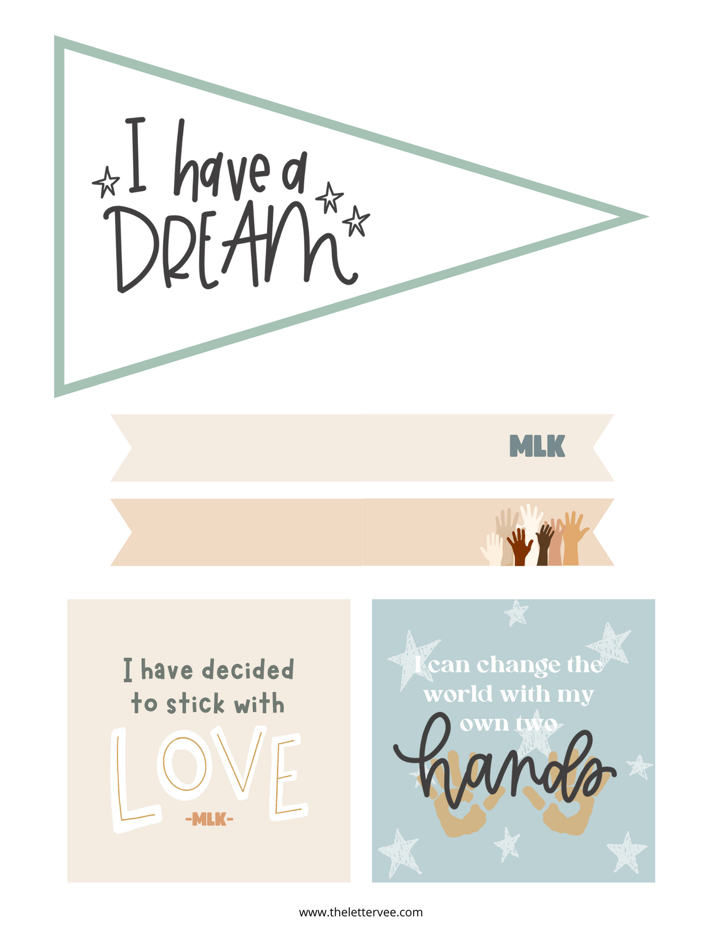MLK print bundle | Freebie