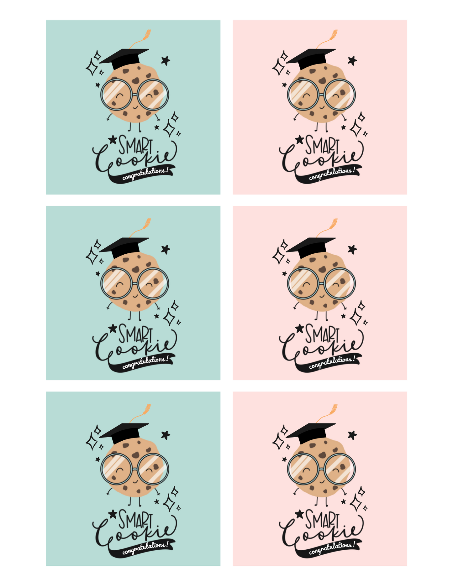 You're one smart cookie | Printable Bundle