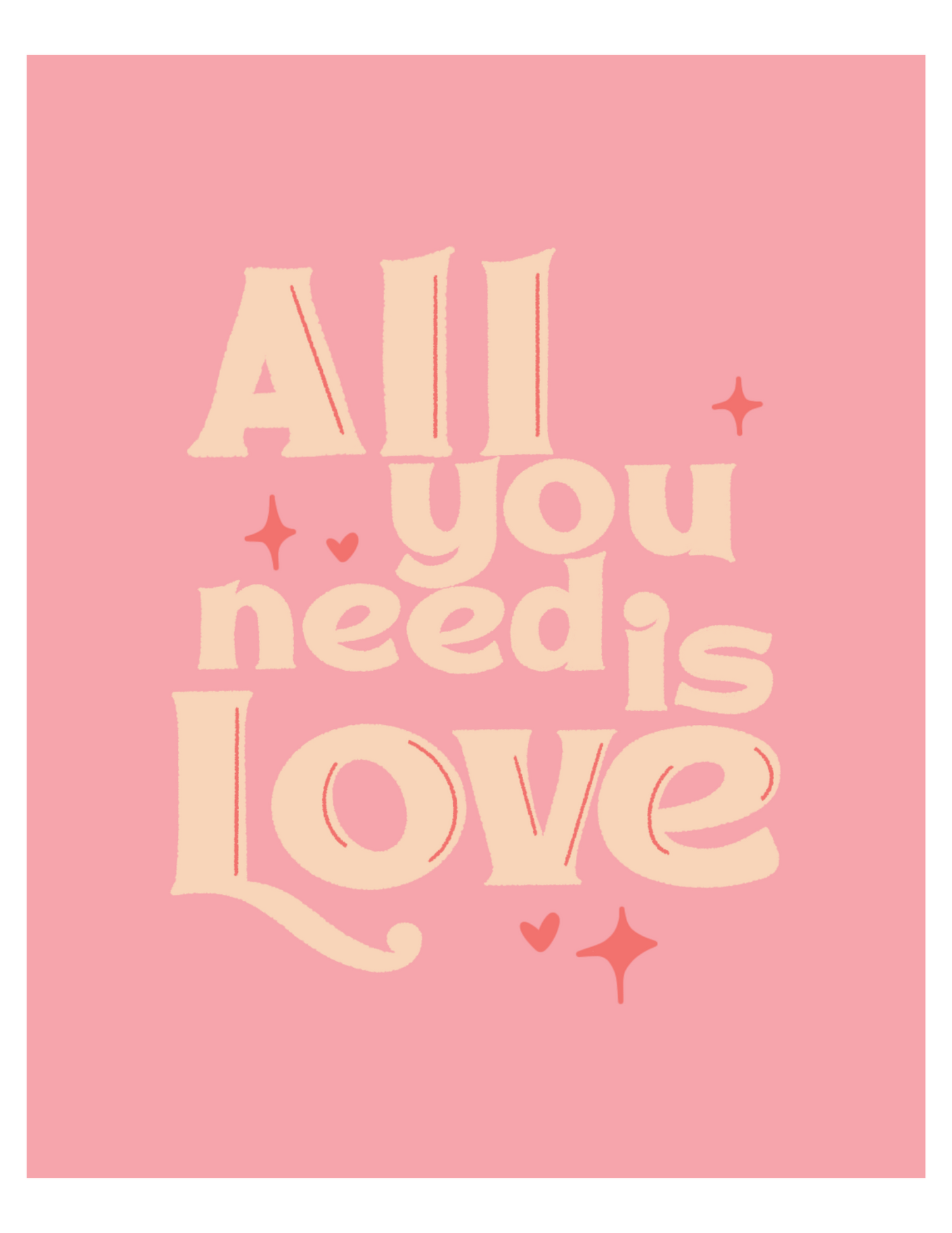 All you need is love | prints