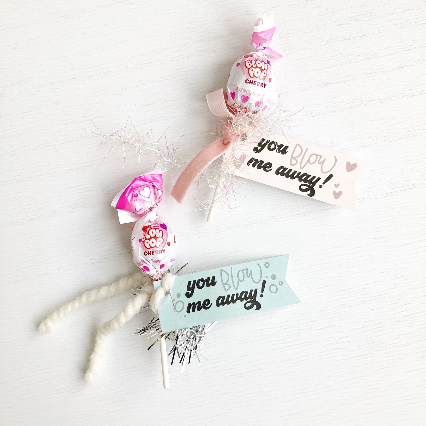 You blow me away | Valentine Tags