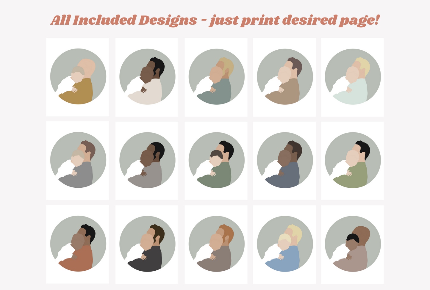 Father & Child Prints | Art Bundle