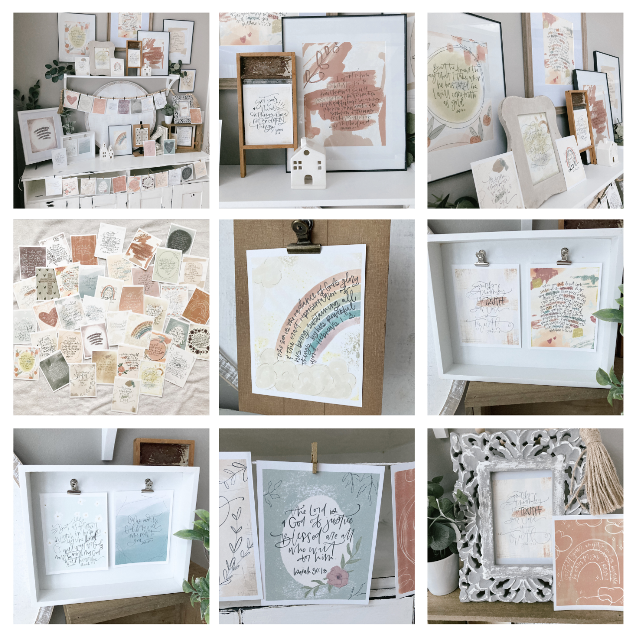 Scripture Prints | 40 days of Lent