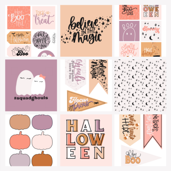 Halloween Collection | Printable Bundle – The Letter Vee