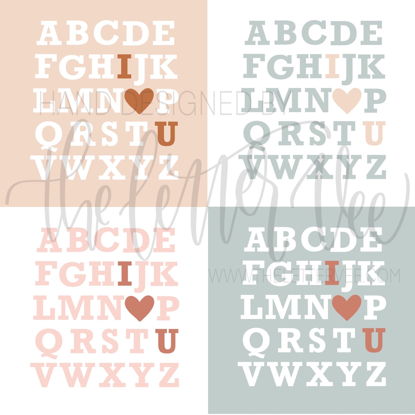 Alphabet Love | Prints & Greeting Cards