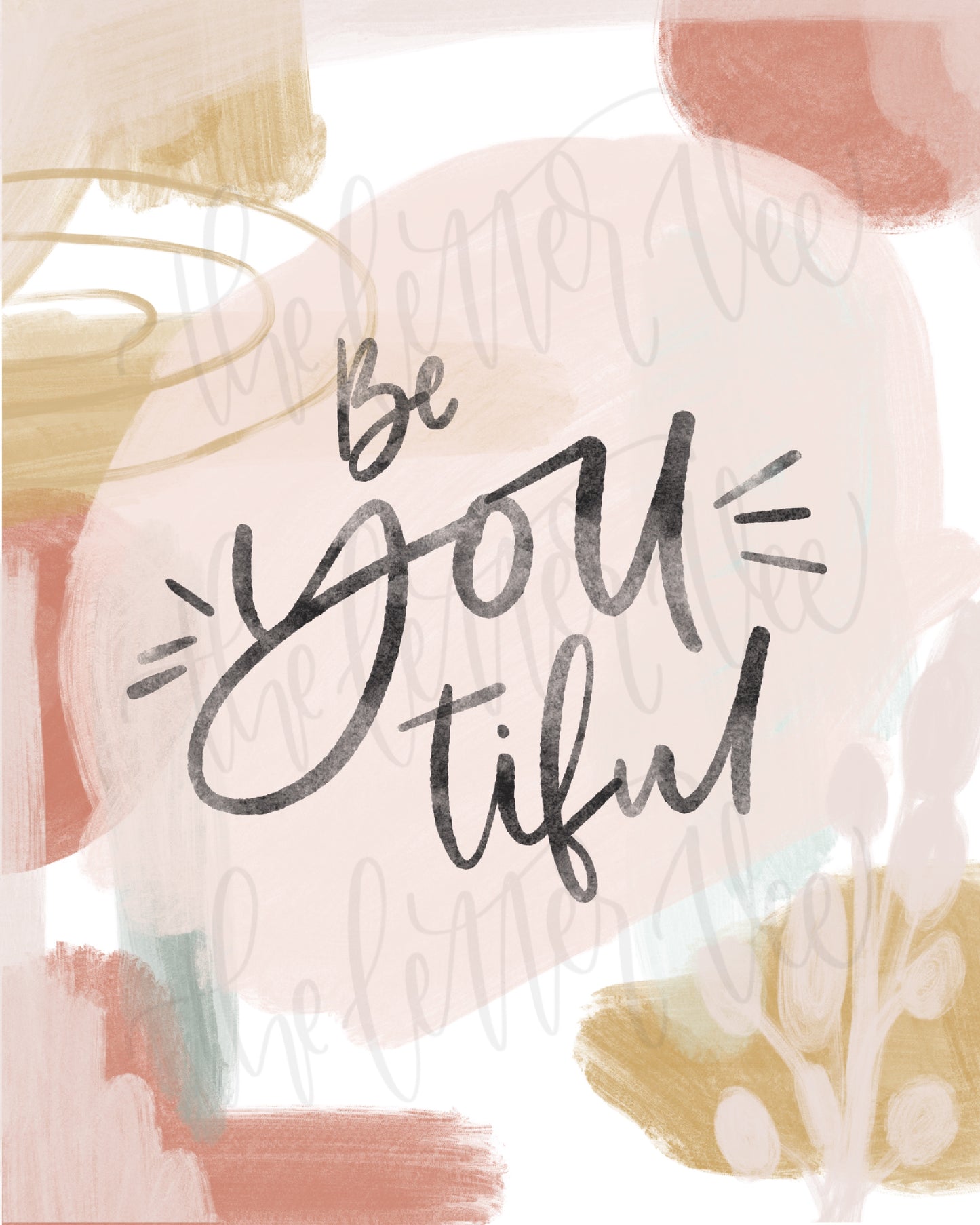 Be-YOU-tiful art print