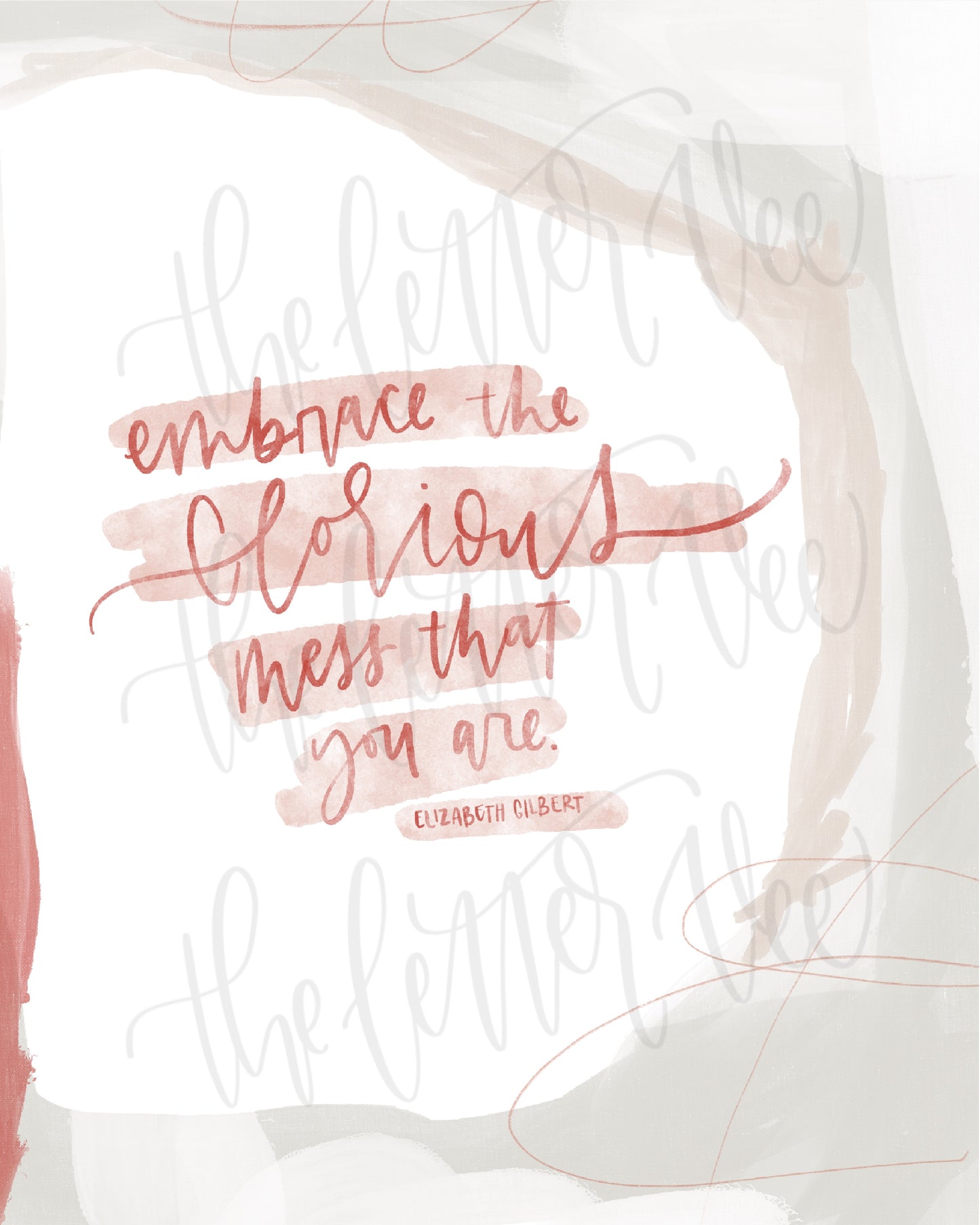 Glorious Mess | Affirmation Art Print