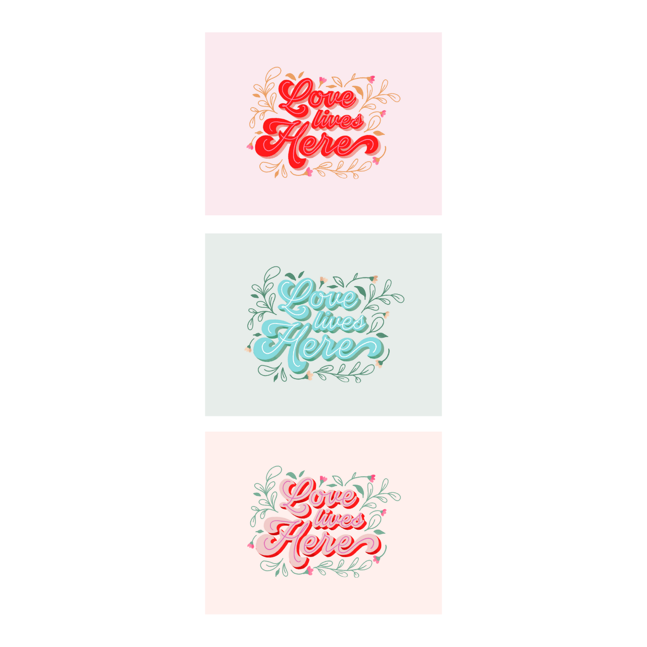 Love lives here | prints