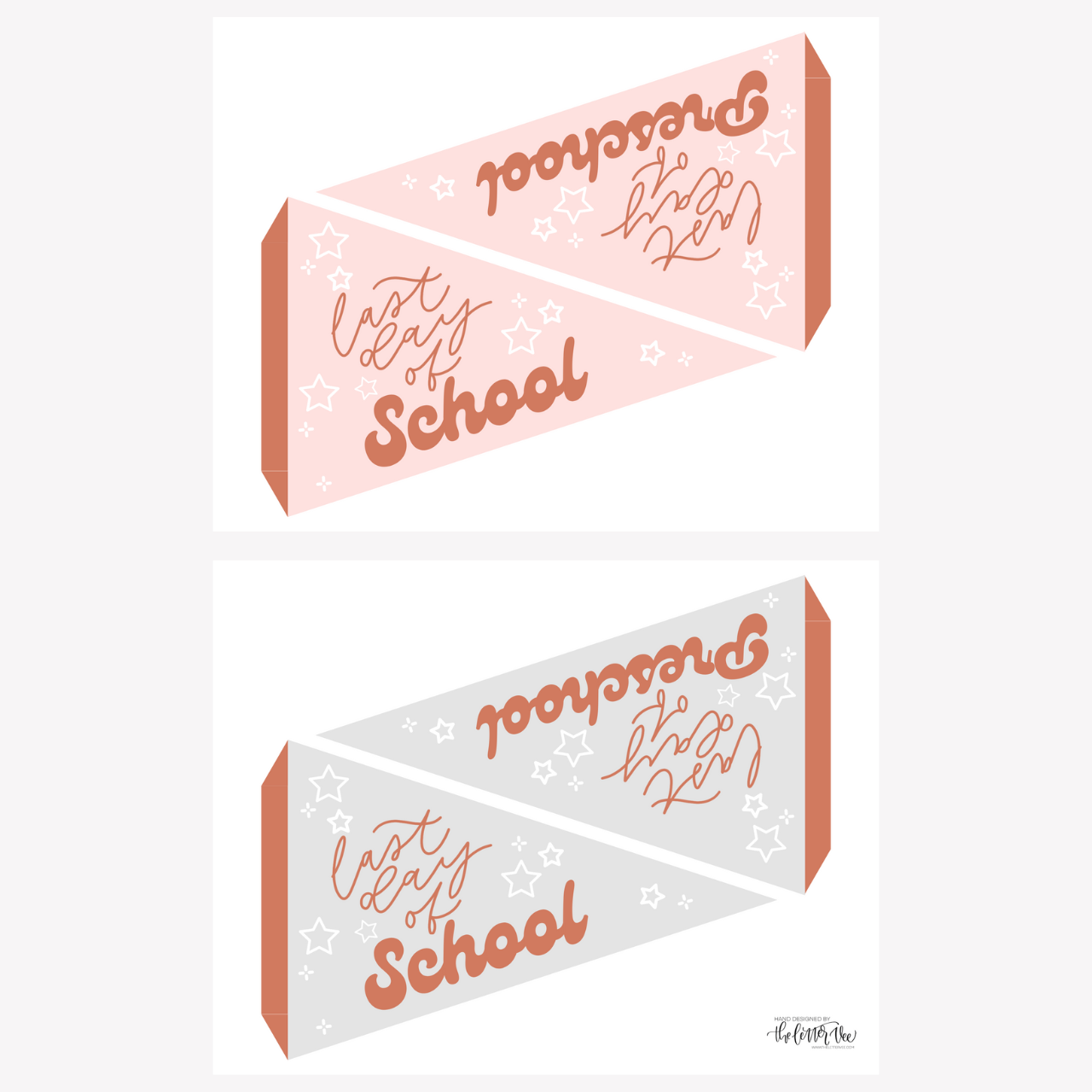 Last Day of School Pennants | Printable Pennants