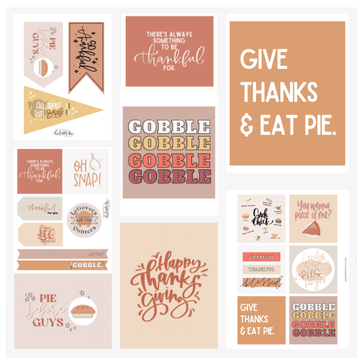Thanksgiving Collection | Printable Bundle