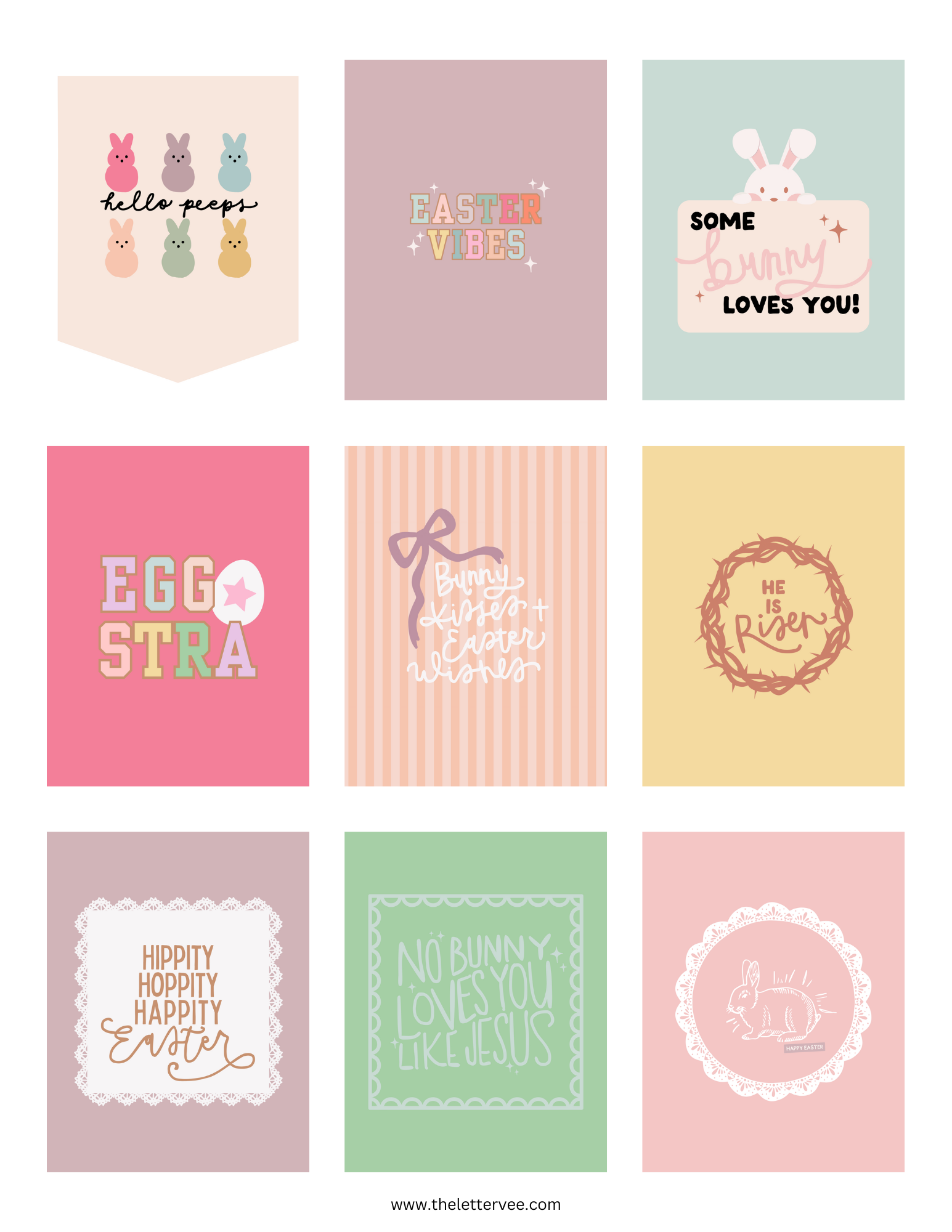 Easter Doll House Vol 4 Collection | Printable Play – The Letter Vee