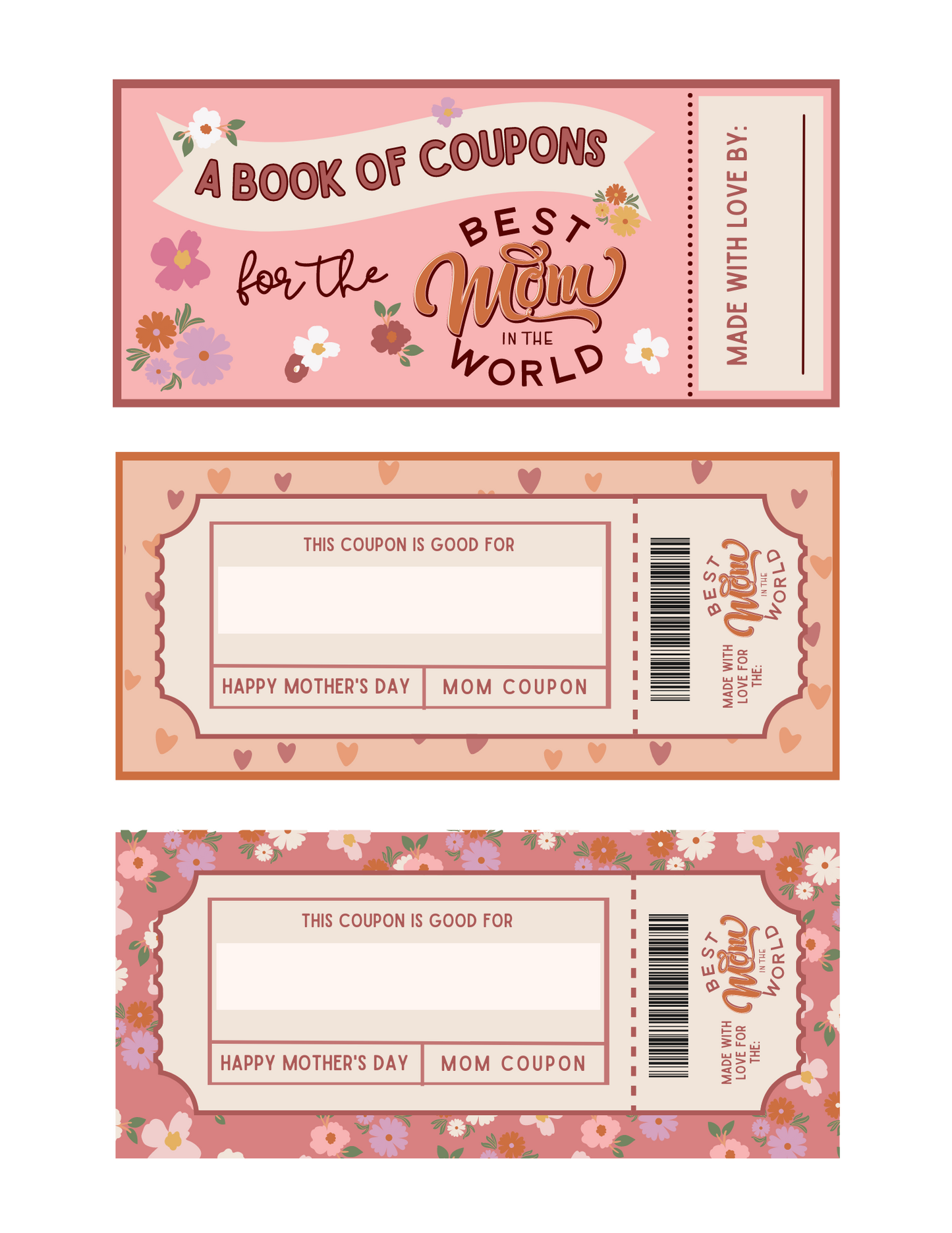 Mother's Day Coupon Book | Printable gift