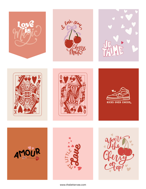 Doll House Valentine Vol 4 Collection | Printable Play – The Letter Vee