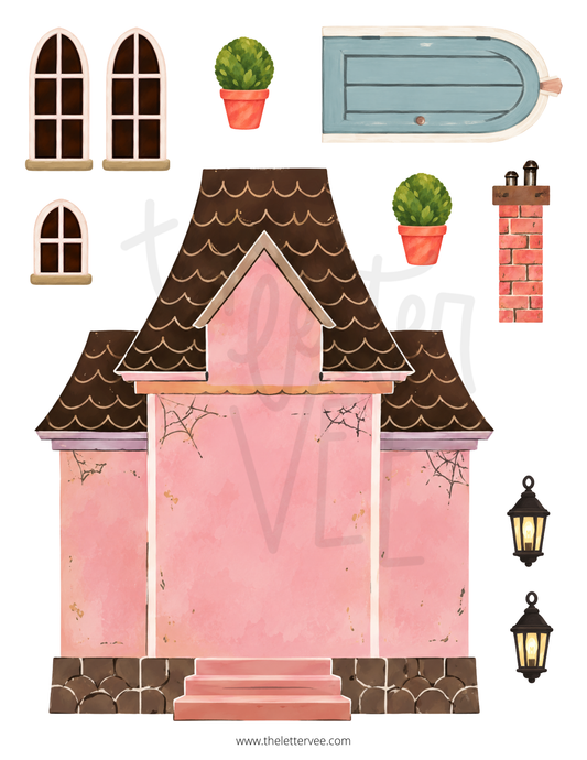 Build Your Own Haunted House | Printable Halloween Craft & Activity