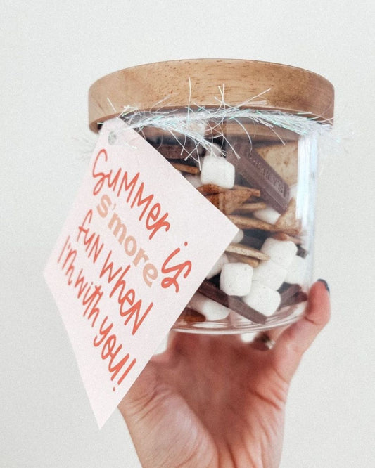 S'mores themed tags | Freebie