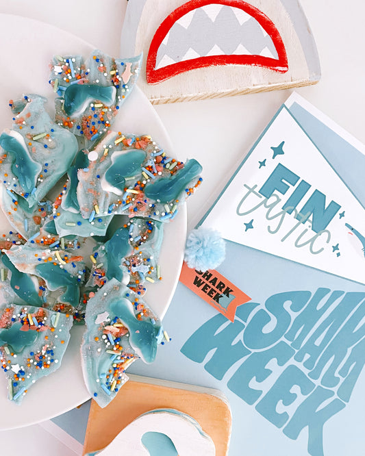 JAWsome Shark Week Printable Pack | Tags, Pennants, Coloring Pages & Activities