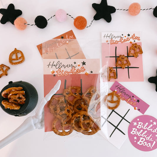 Halloween Tic Tac Toe | Printable tags