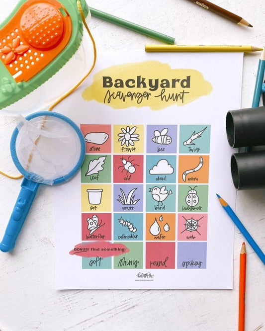 Backyard Scavenger Hunt | Activity Printable