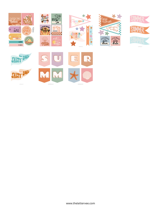 Doll House Summer Collection | Printable Play