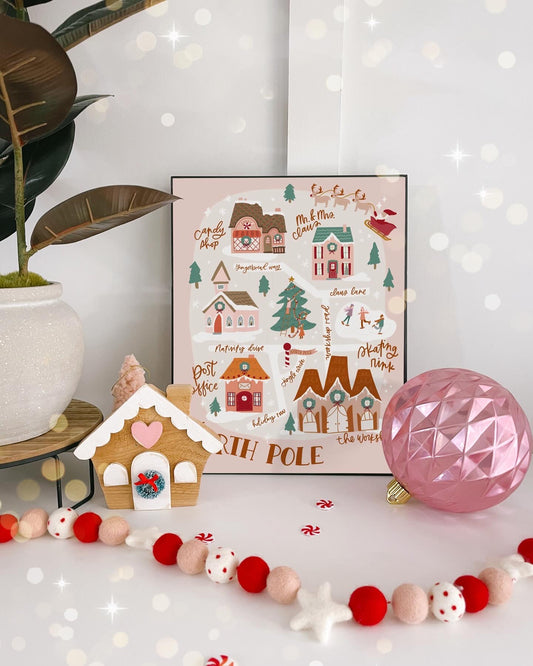 North Pole Print | Framable Art Prints