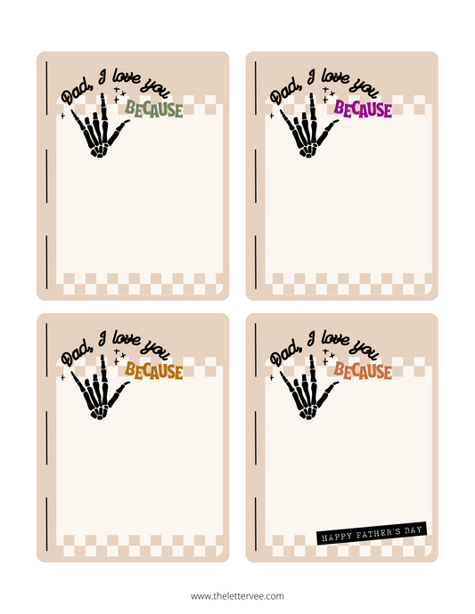 Book for Dad | Printable gift