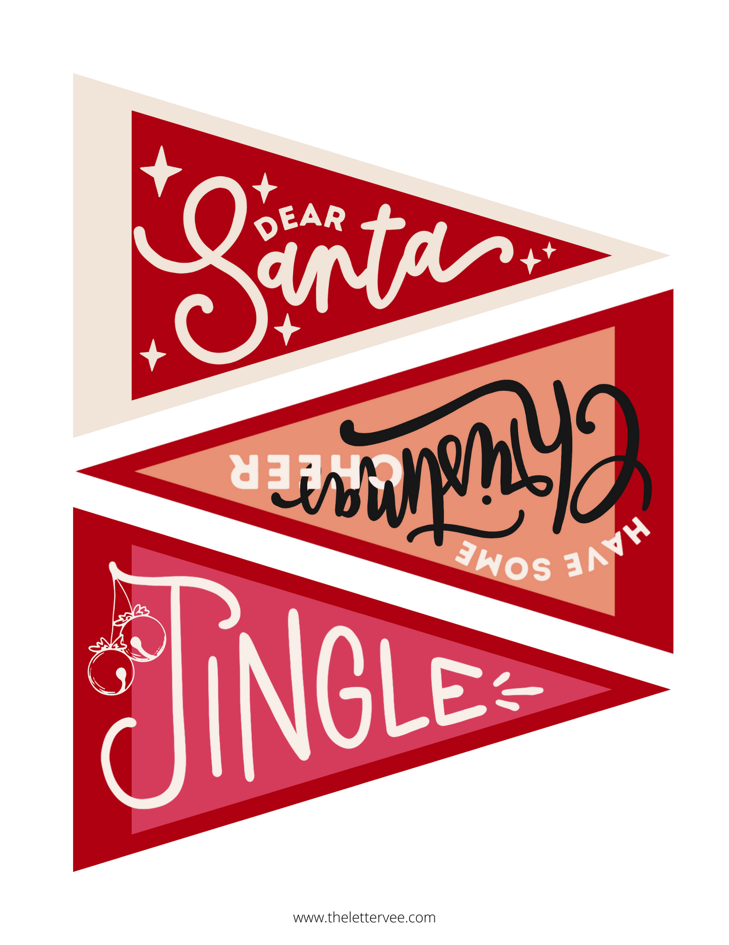 Christmas tags and flags | Printable tags