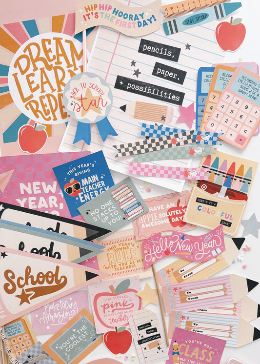 Back to School Flag + Tags Vol. 5 | Printable Flags and Tags