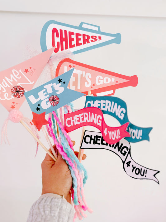 Cheerleading Party & Team Spirit Bundle | Printable Collection