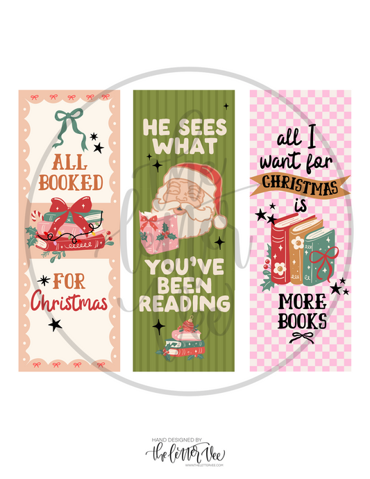Christmas Bookmarks | Printable craft