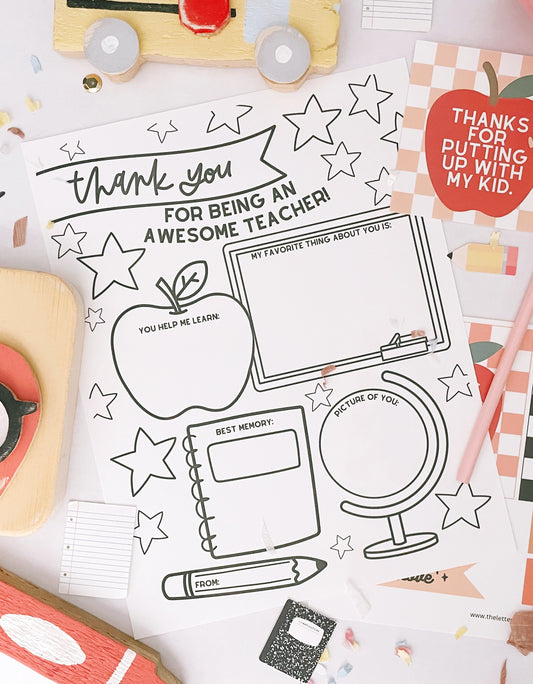 Thank you Teacher | FREE PRINT