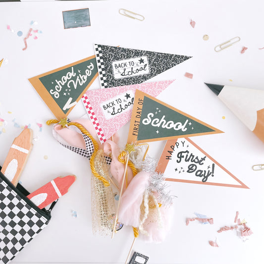 Back to School Tags and Flags 2023 | Printable tags