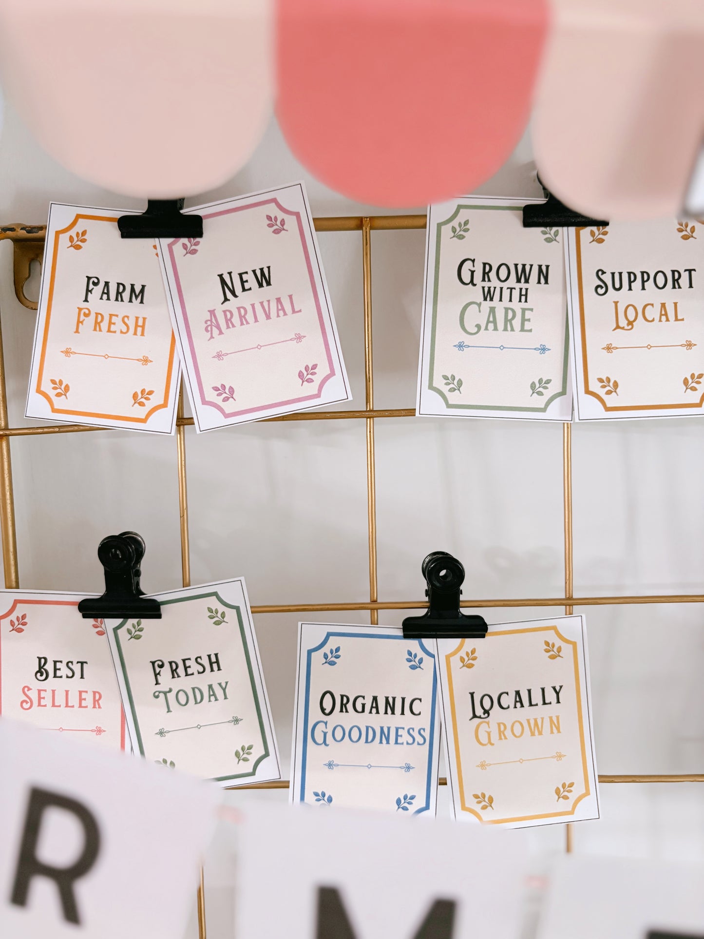 Farmer's Market Pretend Play Collection | Printable Play