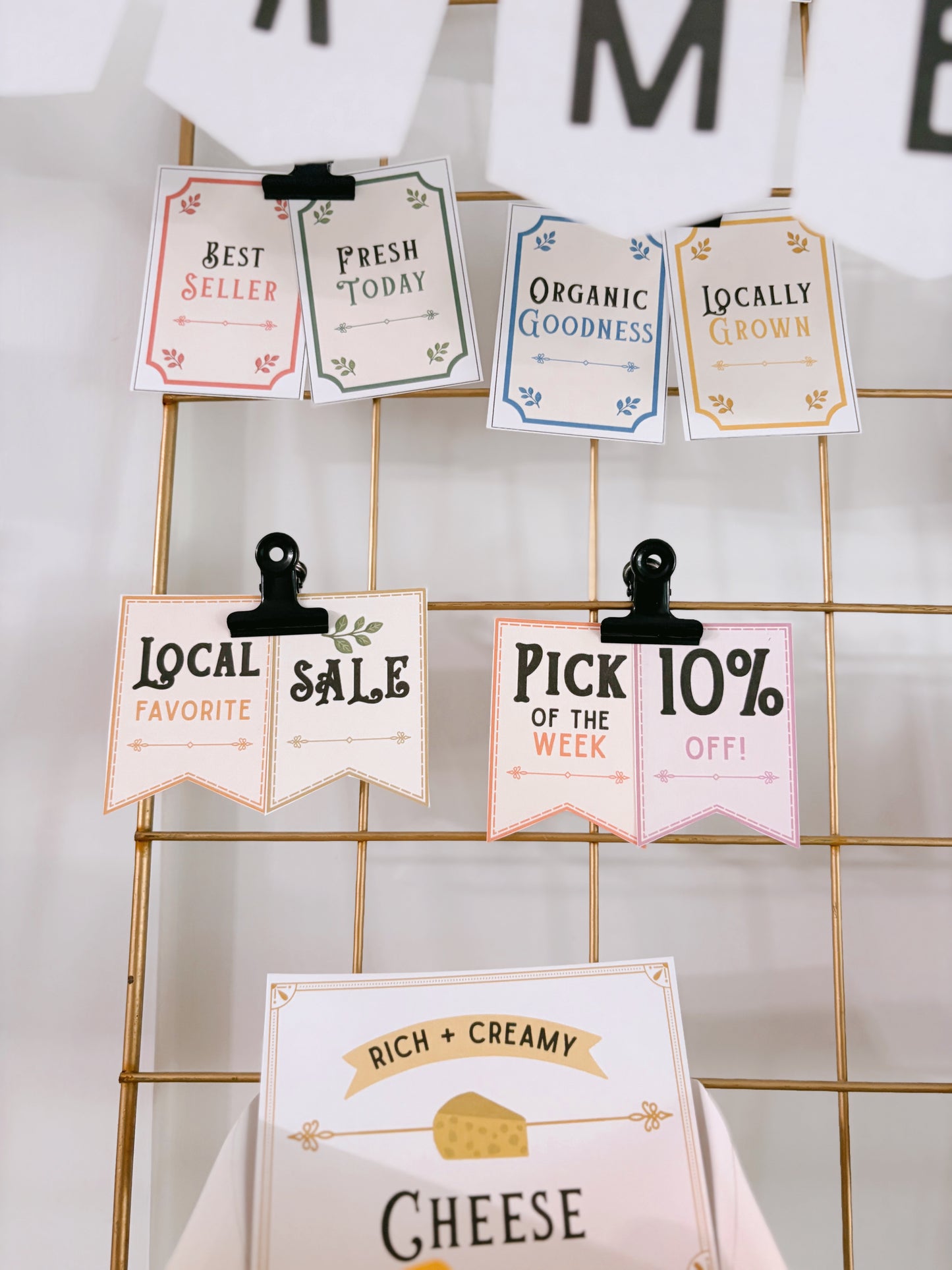 Farmer's Market Pretend Play Collection | Printable Play