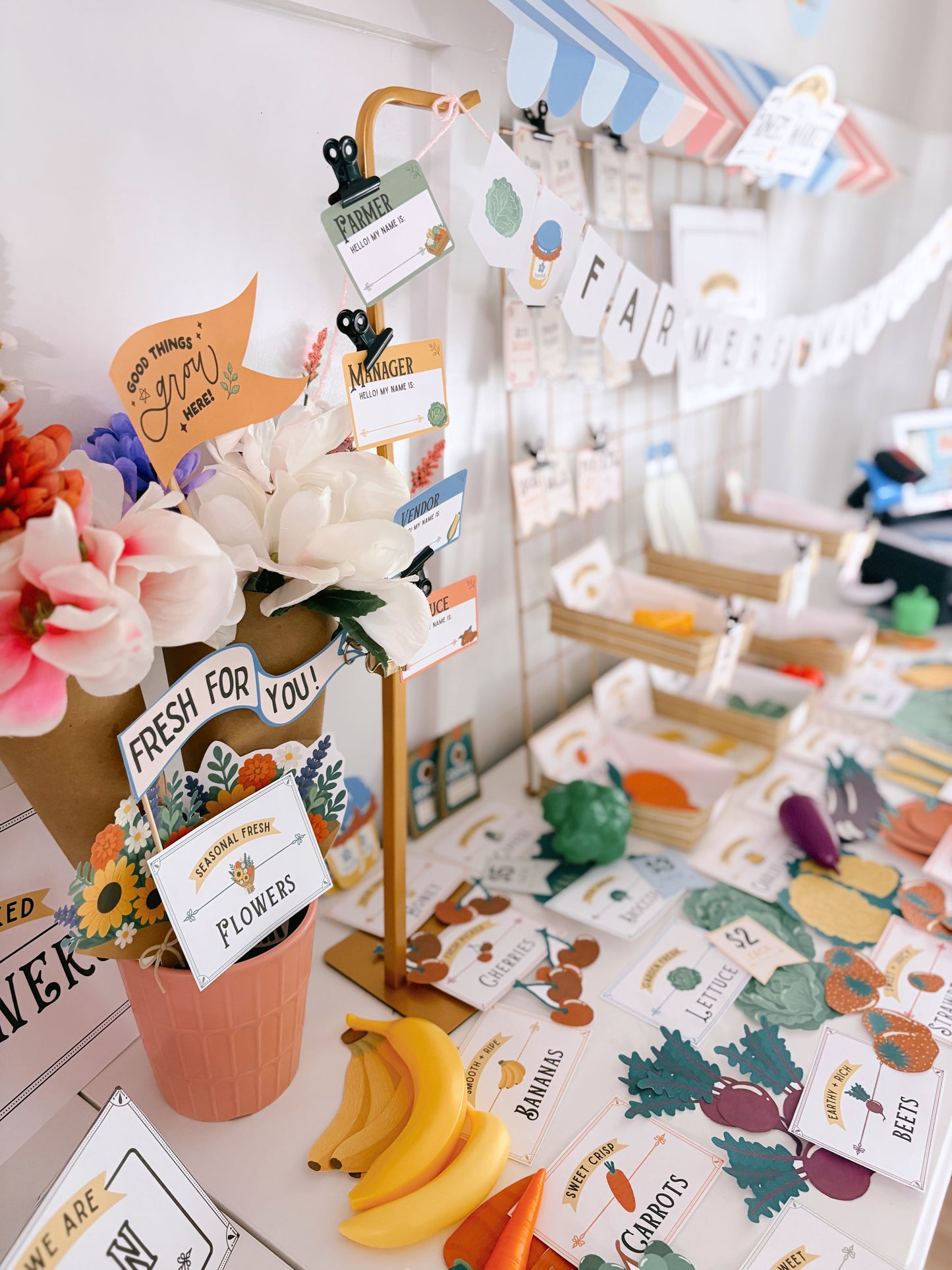 Farmer's Market Pretend Play Collection | Printable Play